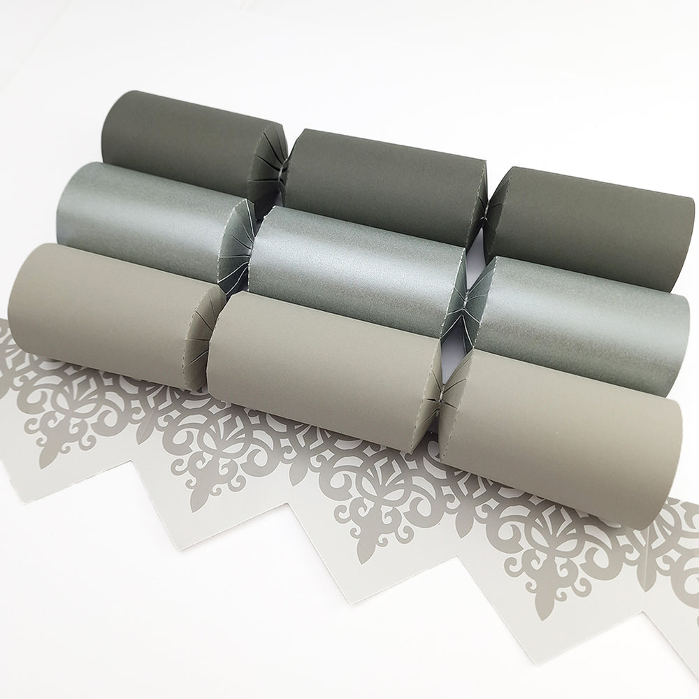 Shades of Grey | Bulk Craft Kits to Make 150 Crackers | Recyclable