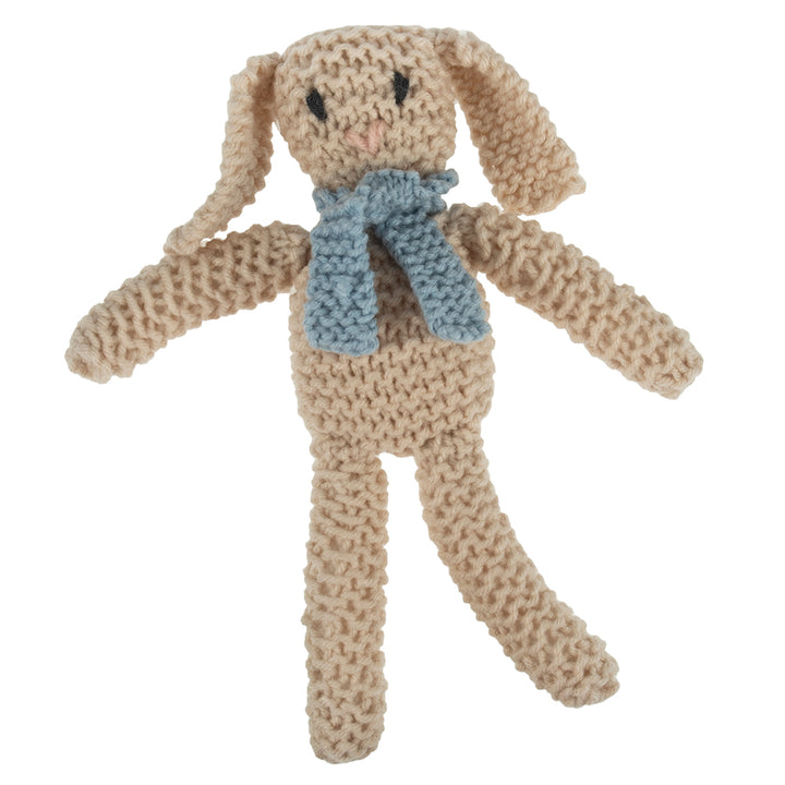 My First Knitting Kit | Bunny and Pink or Blue Scarf | Beginners