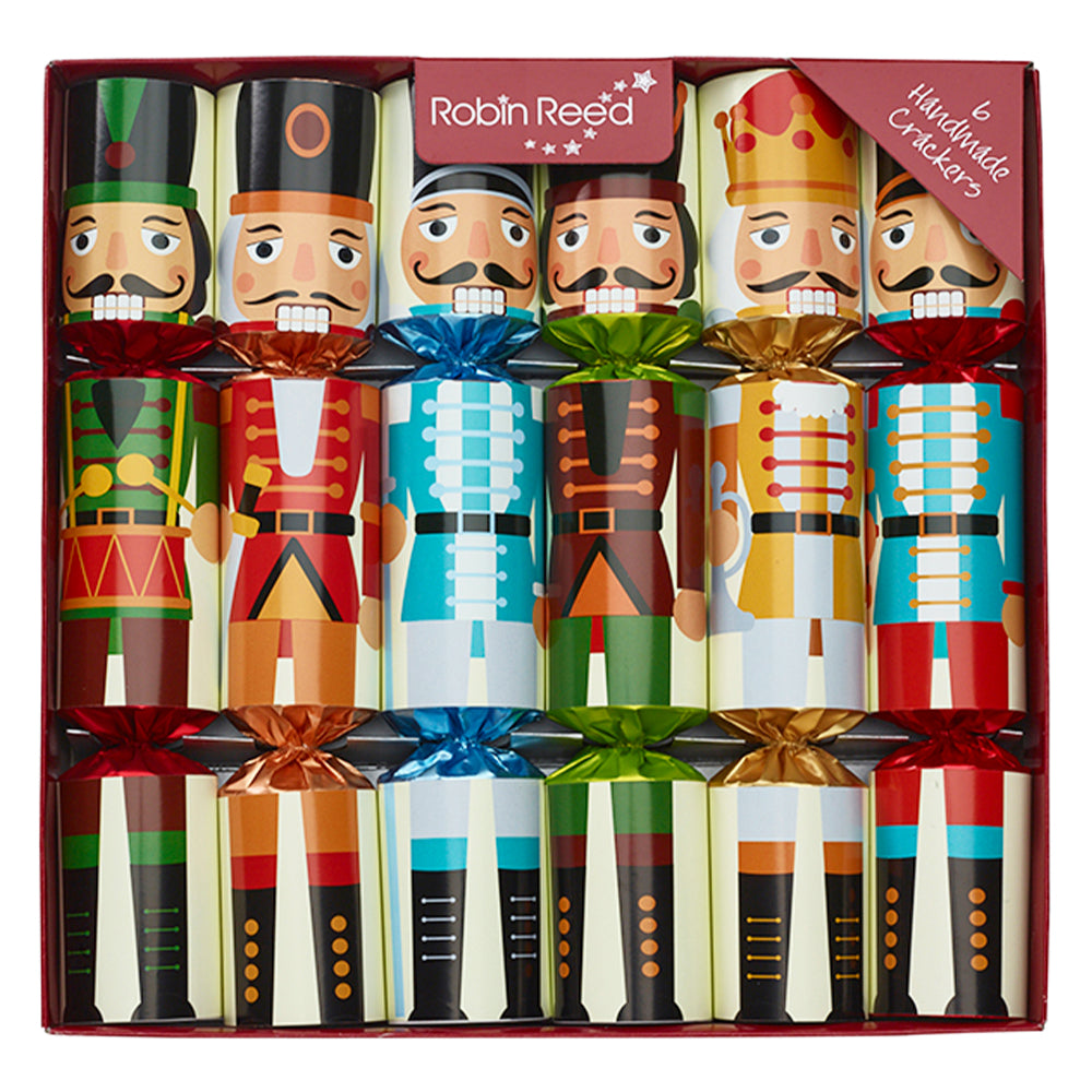 6 Nutcracker Design Christmas Crackers | With Plastic Free Gifts | Ready Made