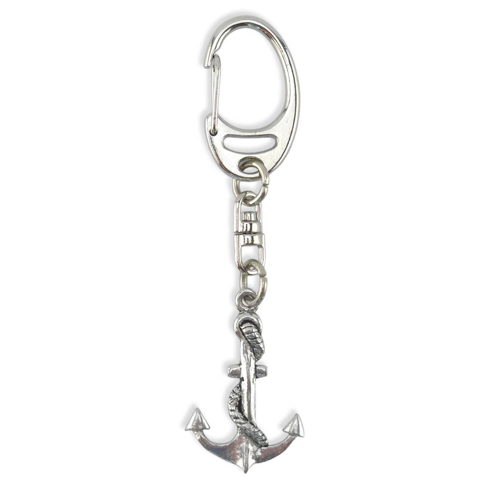 Anchor | English Pewter 3D Keyring | Little Gift | Cracker Filler