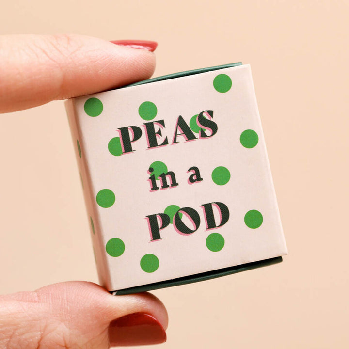 Peas in a Pod | Mini Matchbox Token | Little Gift | Cracker Filler