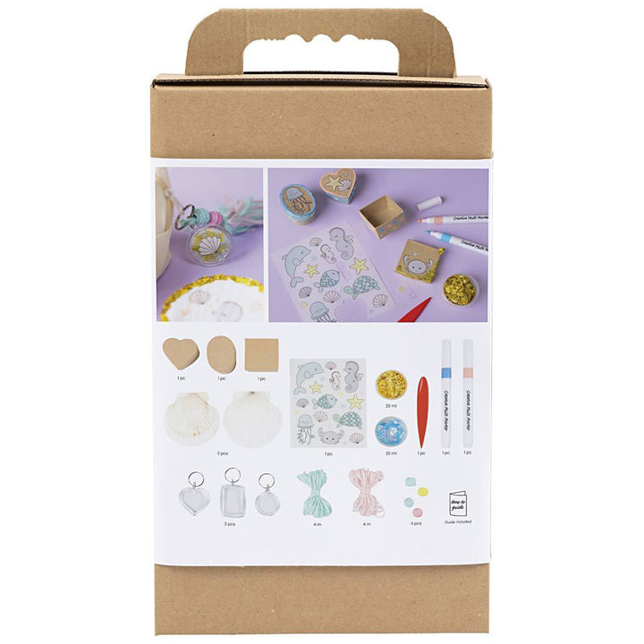 Under the Sea Collection | Complete Kids Craft Kit | Make Trays Boxes & Keyrings