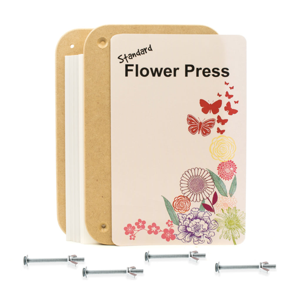 17.5cm x 27.5cm Rectangular Wooden Flower Press