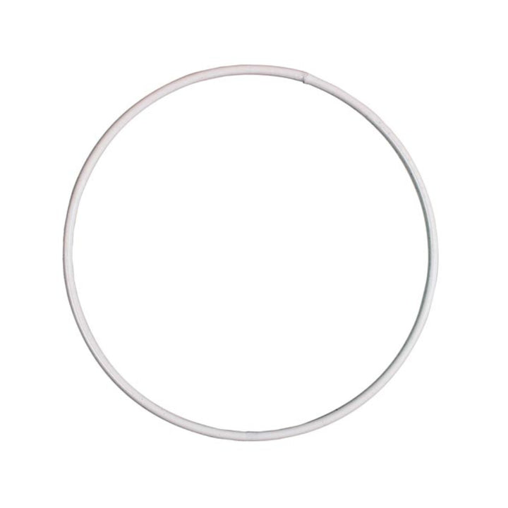 10 to 50cm Metal Rings, Flower Hoops & Hearts in White, Silver, Gold & Black
