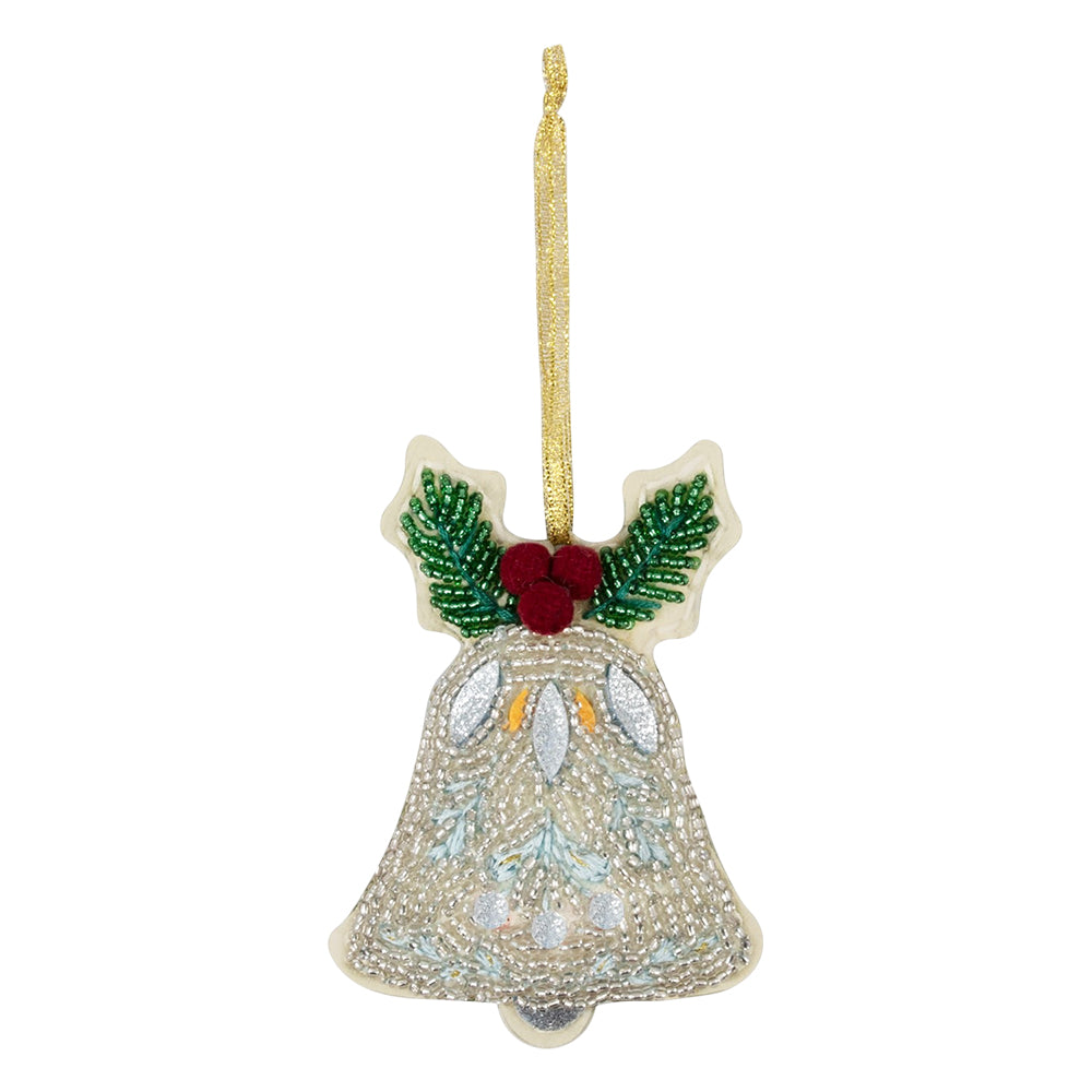 Christmas Bell | Felt & Bead Sewing Kit | Hanging Ornament | Craft Kit