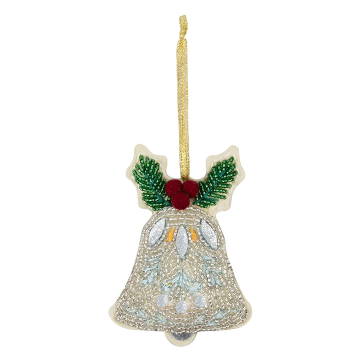 Christmas Bell | Felt & Bead Sewing Kit | Hanging Ornament | Craft Kit