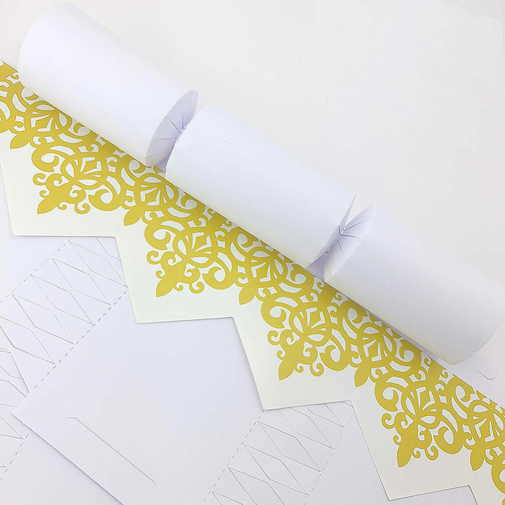 Pure White | Cracker Making DIY Craft Kits | Make Your Own | Eco Recyclable