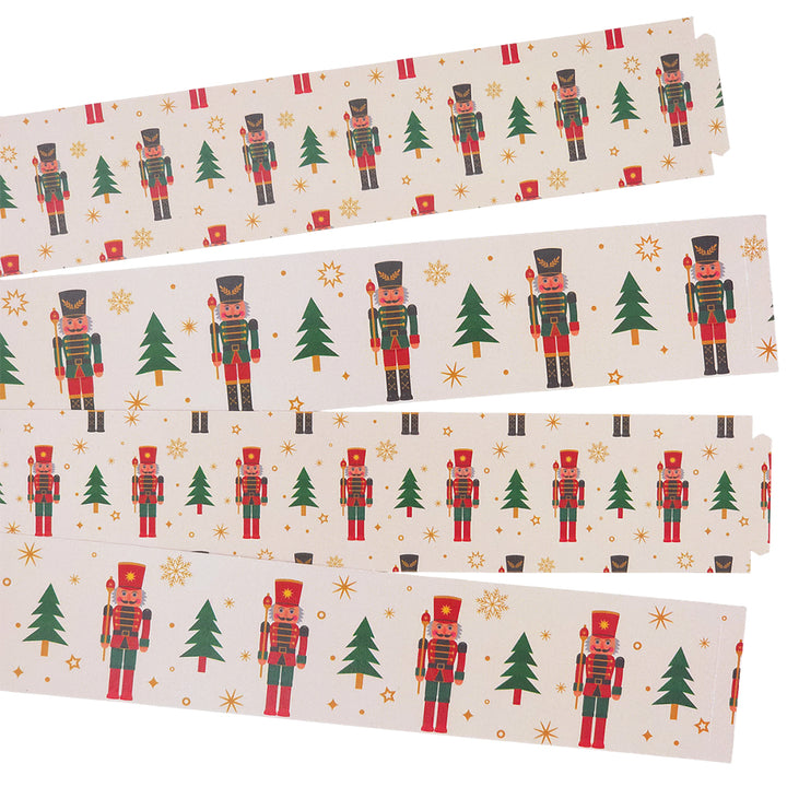 30 Reusable Christmas Paper Chains | Nutcracker | No Glue Needed | 2.5m