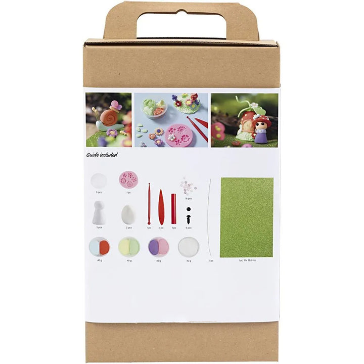 Pretty Fairy Garden | Clay Modelling Craft Set for Kids | Complete Kit