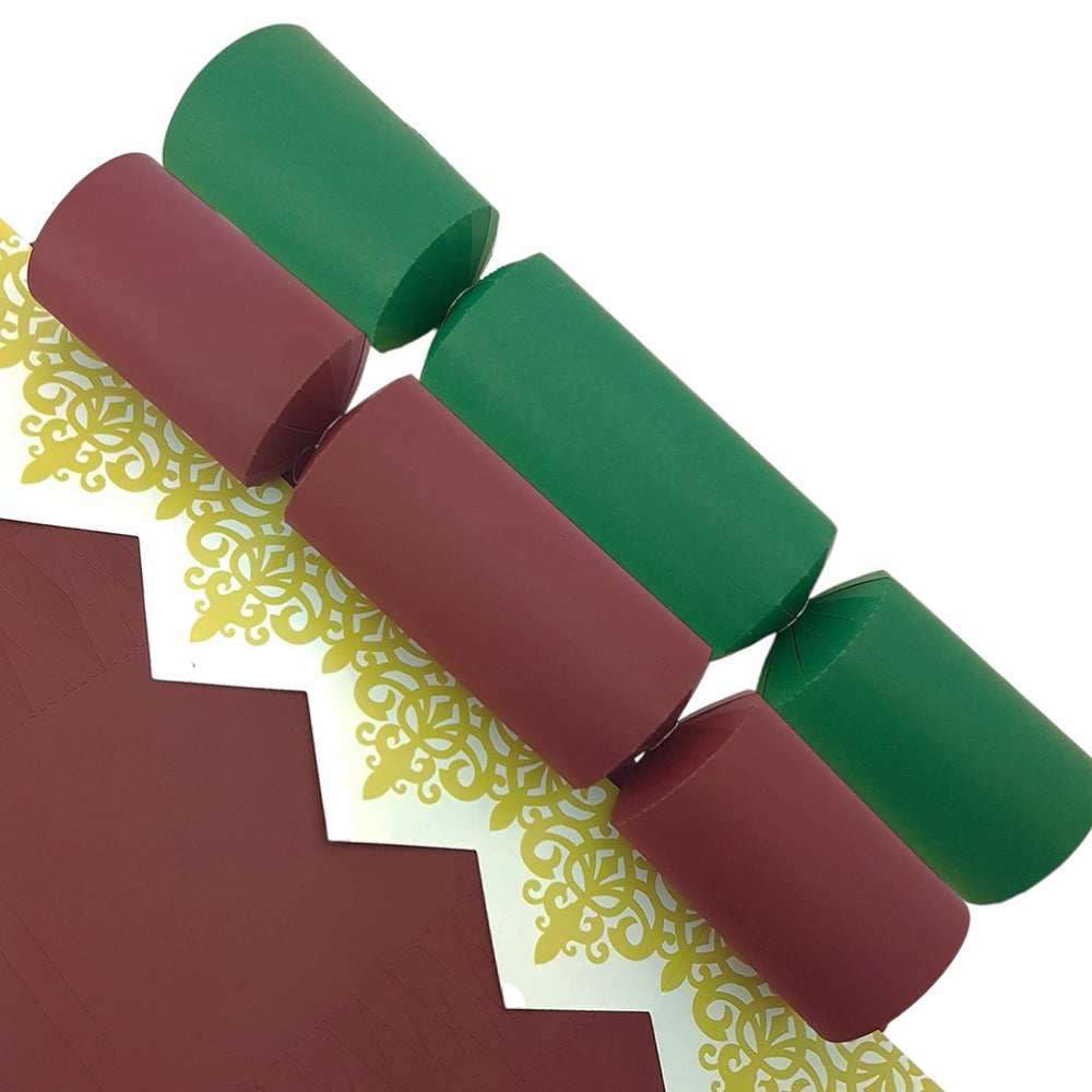 Traditional Christmas Tones | Craft Kit to Make 8 Recyclable Crackers | Cracker Making