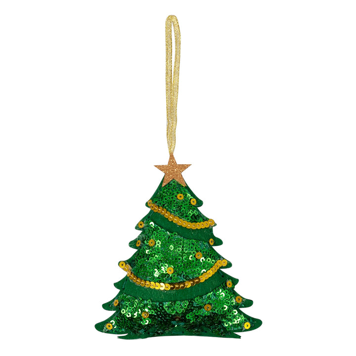 Christmas Tree | Felt & Sequin Sewing Kit | Hanging Ornament | Craft Kit