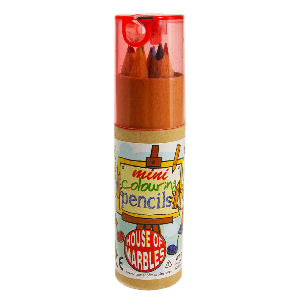 Coloured Crayons & Sharpener Tube | Cracker Filler | Mini Gift