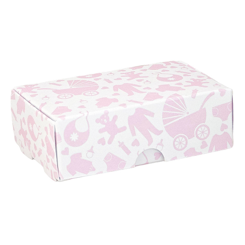 Pink Baby Shower | Little Gift Box | Soap Bar Sized | Single or 6 Boxes | 57x88x30mm