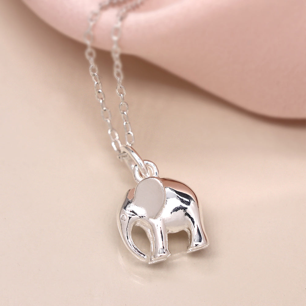 Sterling Silver Elephant Necklace | Mini Gift | Cracker Filler