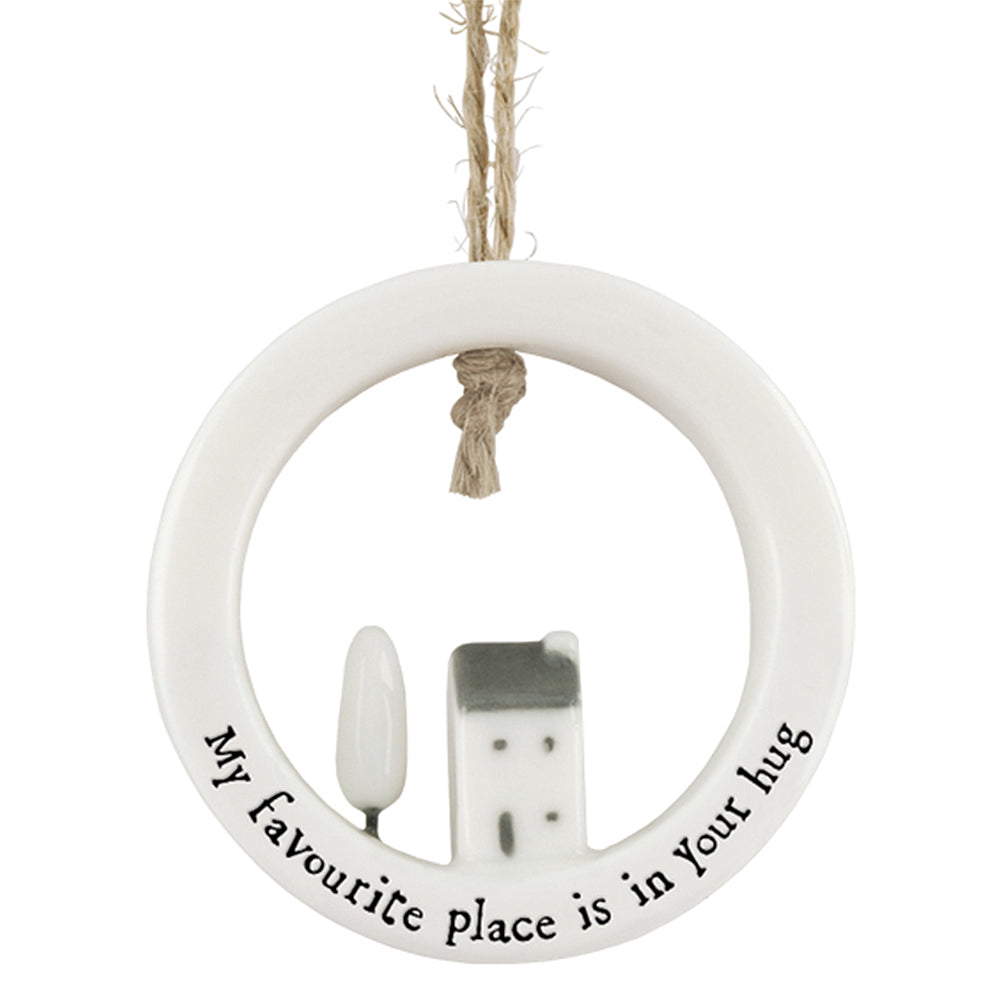 My Favourite Place is in Your Hug | Porcelain Ornament | Cracker Filler Gift