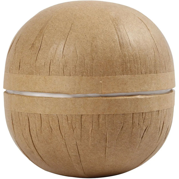 8cm Paper Mache Two - Piece Snowball Set | 4 Pieces | For Decorating