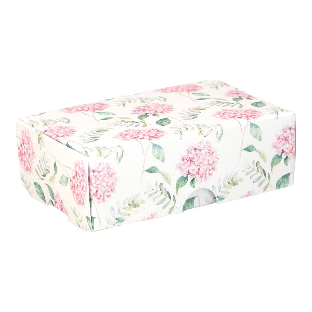 Pink Wedding Hydrangea | Little Gift Box | Soap Bar Sized | Single or 6 Boxes | 57x88x30mm