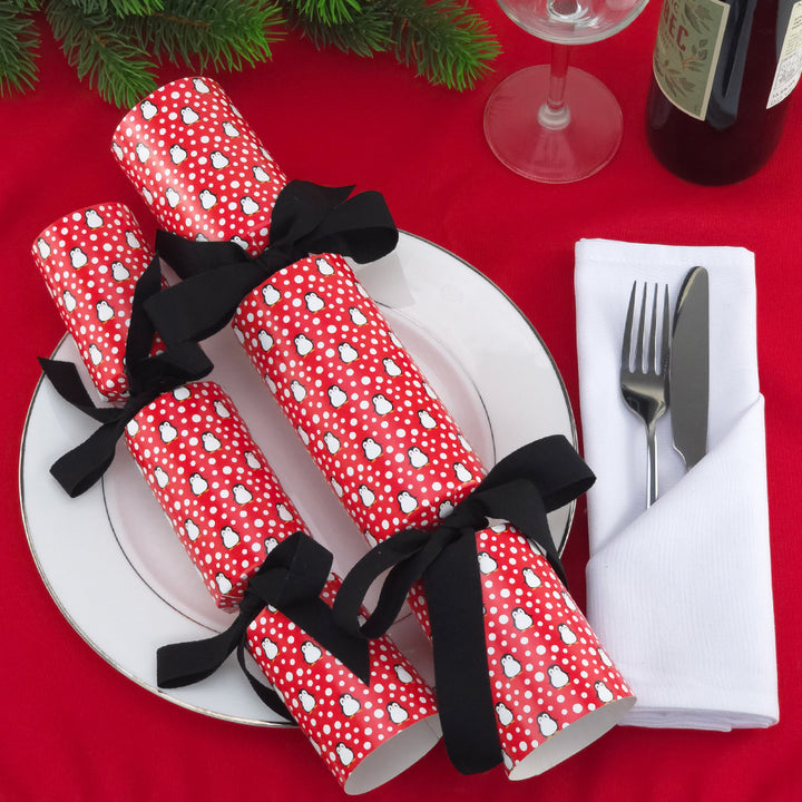 Snowtime Penguin | SNAPLESS Christmas Cracker Making Craft Kit | Makes 6