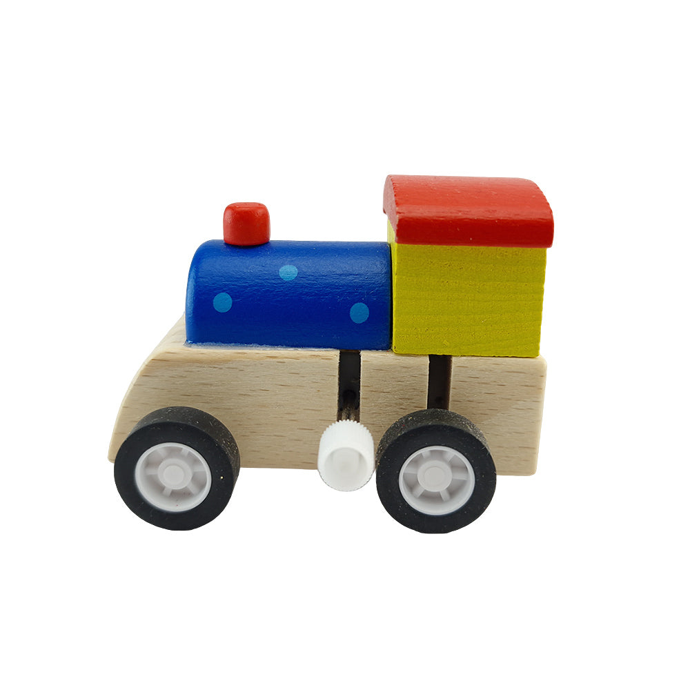 Little Wooden Wind Up Train Toy | Cracker Filler | Mini Gift
