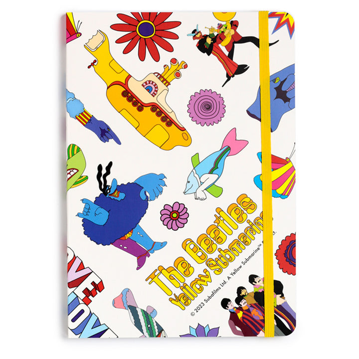 The Beatles | Yellow Submarine | A5 Notebook | Stationery Gift | White Cover