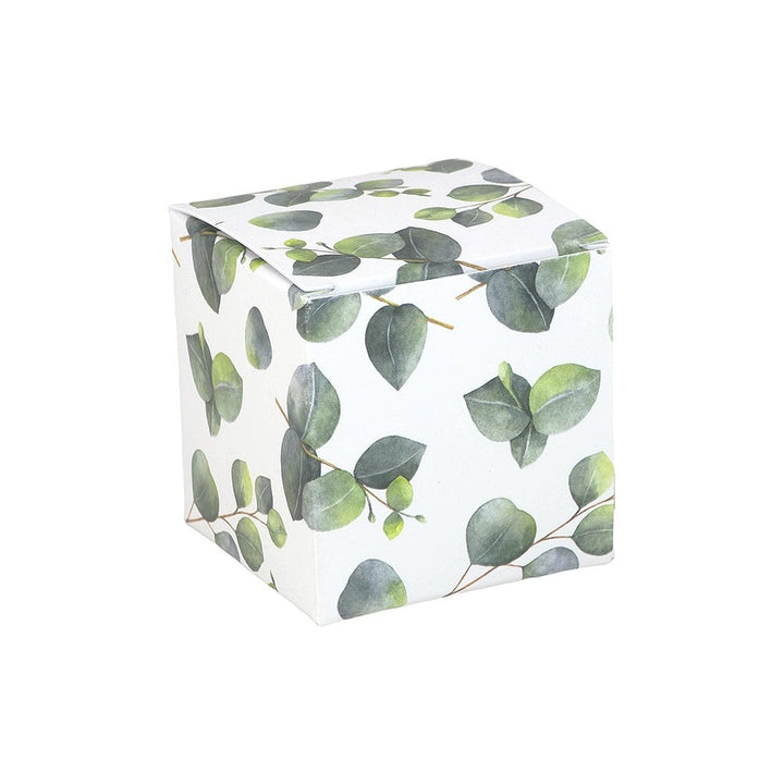 Watercolour Eucalyptus | Little Gift Box | 5cm Cube | Single or 6 Boxes