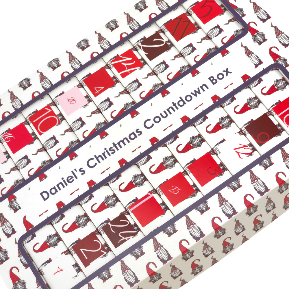 Personalised Advent Calendar Kit | 25 Soap Boxes & Outer Box | Nordic Gonk