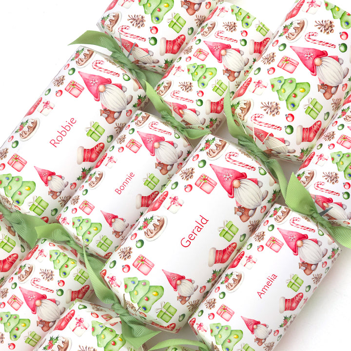 Personalised Cracker Making Craft Kit | Makes 4 or 6 Crackers | Watercolour Gonk