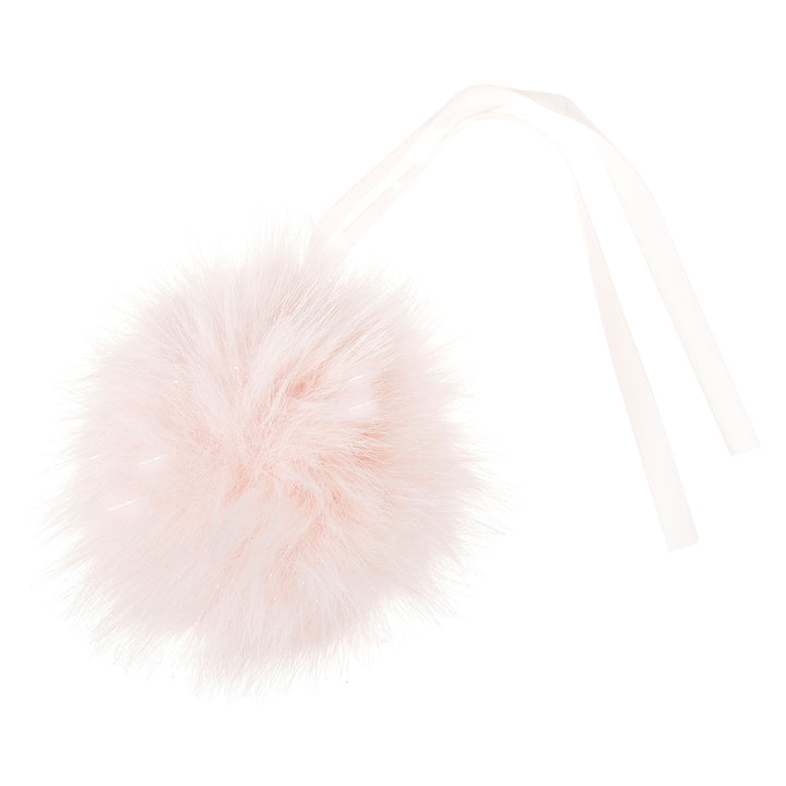 Giant Glitter 11cm Faux Fur Pom Pom | Gift Wrap, Home Decor & Crafts