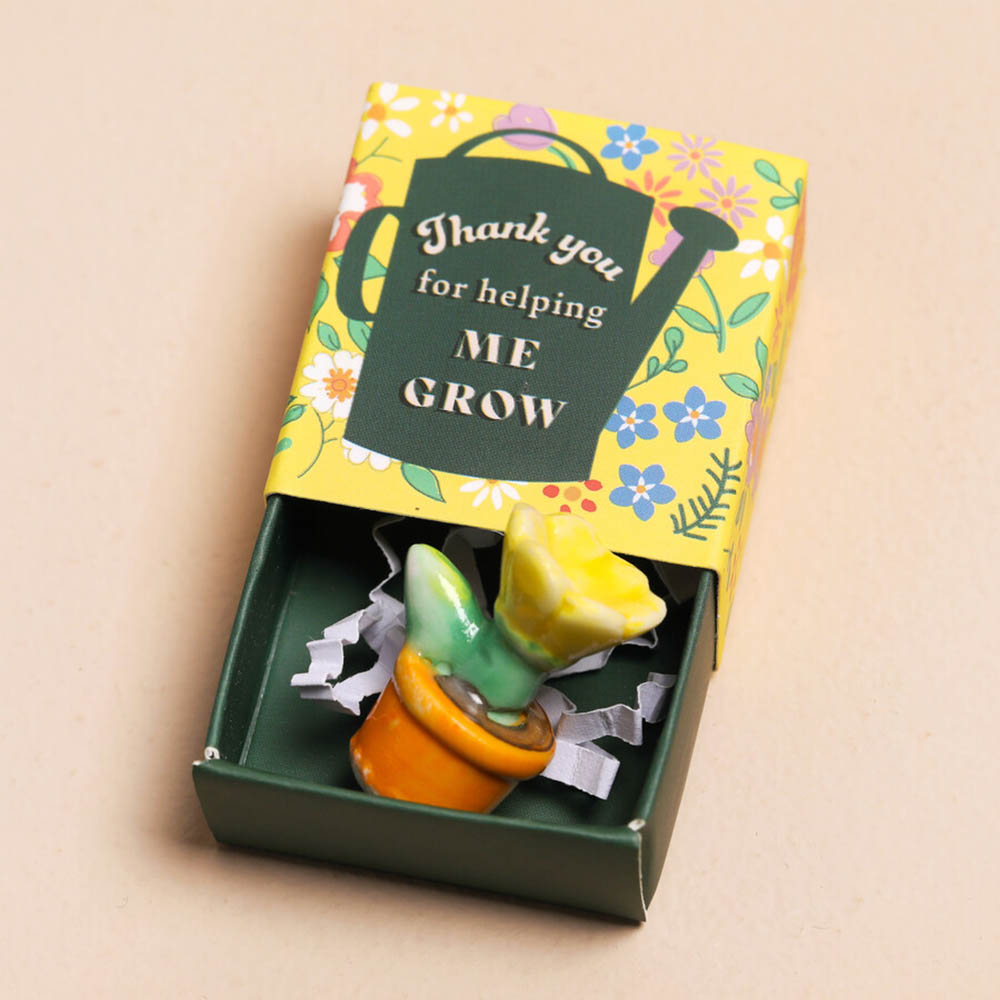 Thankyou for Helping Me Grow | Mini Matchbox Token | Little Gift | Cracker Filler