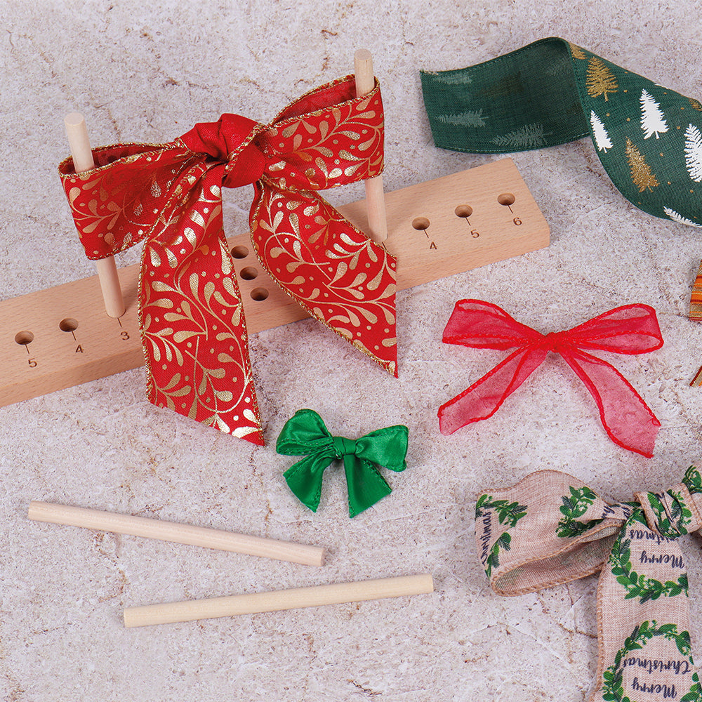 Wooden Bow Maker | Makes Bows 3cm to 30cm | Simple to Follow