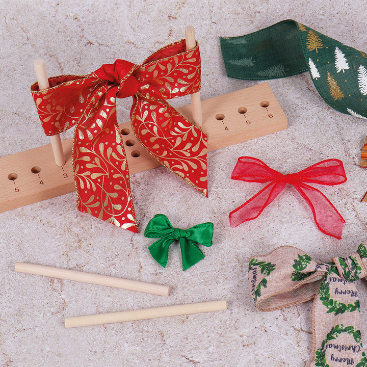 Wooden Bow Maker | Makes Bows 3cm to 30cm | Simple to Follow