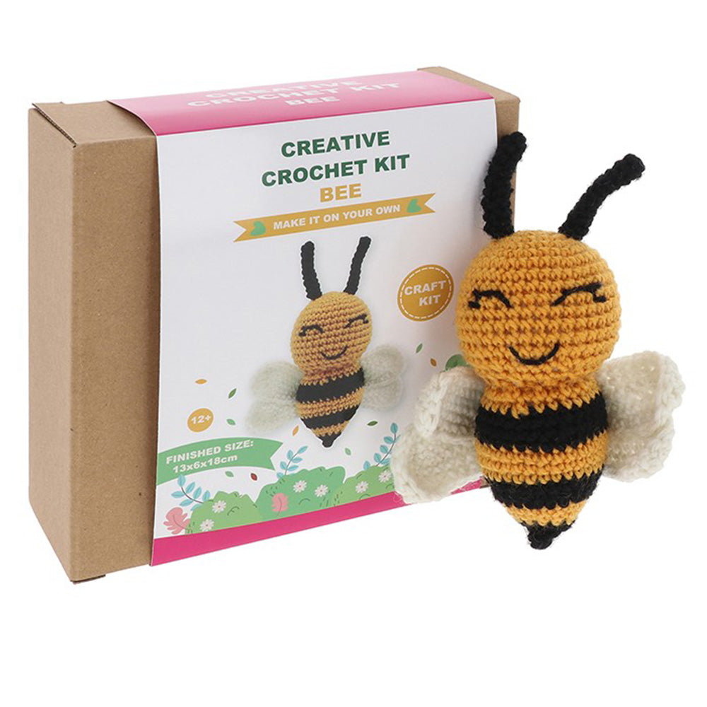 Busy Bee | Complete Crochet Craft Kit | Older Kids & Beginners