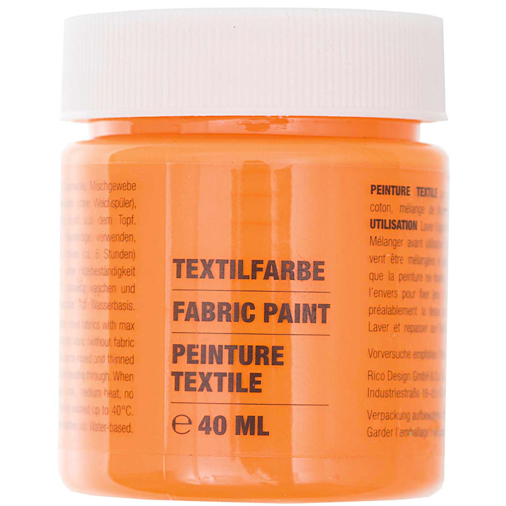 40ml Fabric Paint | Ideal for Light Fabrics | Choose A Colour