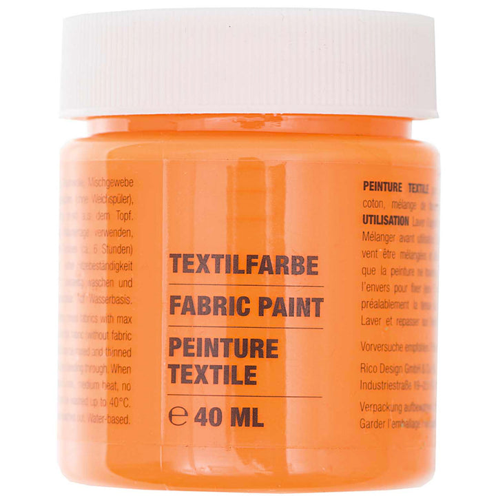 40ml Fabric Paint | Ideal for Light Fabrics | Choose A Colour