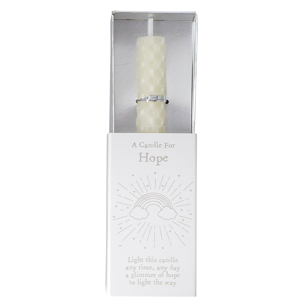 A Candle for Hope | Mini Beeswax Candle | Cracker Filler | Little Gift