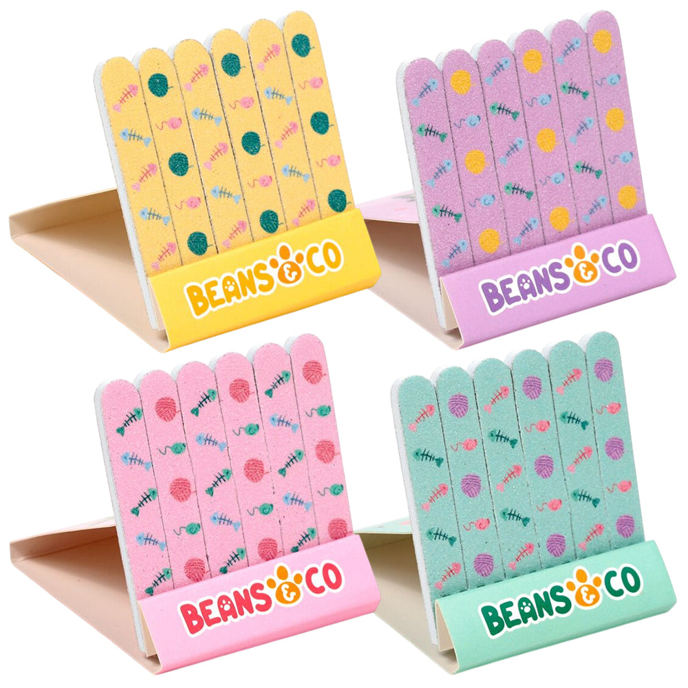 Beans & Co | Cats | Matchbook Nail Files | Single | Mini Gift | Cracker Filler