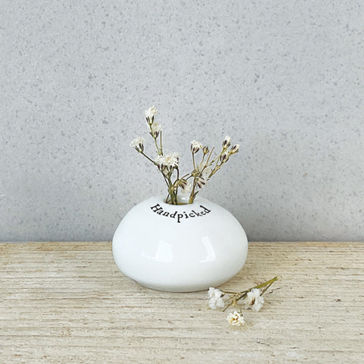 Sentiments | Mini Porcelain Bud Vase | Little Gift | Cracker Filler