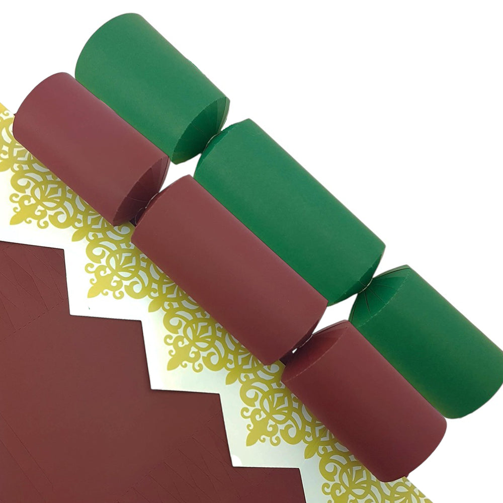 Traditional Christmas Tones | Bulk Craft Kits to Make 100 Crackers | Recyclable