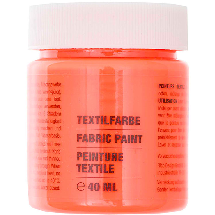 40ml Fabric Paint | Ideal for Light Fabrics | Choose A Colour