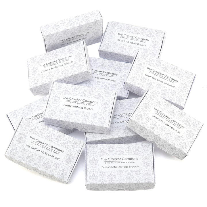 Petit Lily Flower | Pendant on Chain | Pearl White | Mini Gift | Cracker Filler