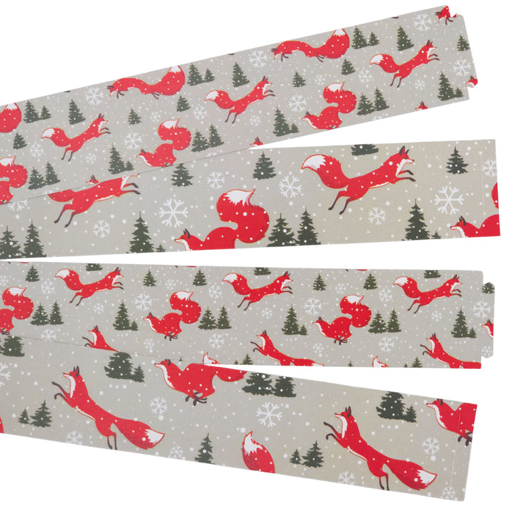 30 Reusable Christmas Paper Chains | Christmas Fox | No Glue Needed | 2.5m