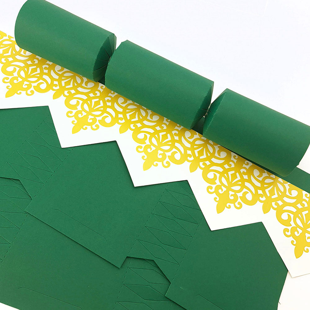 Rich Green | Cracker Making DIY Craft Kits | Make Your Own | Eco Recyclable
