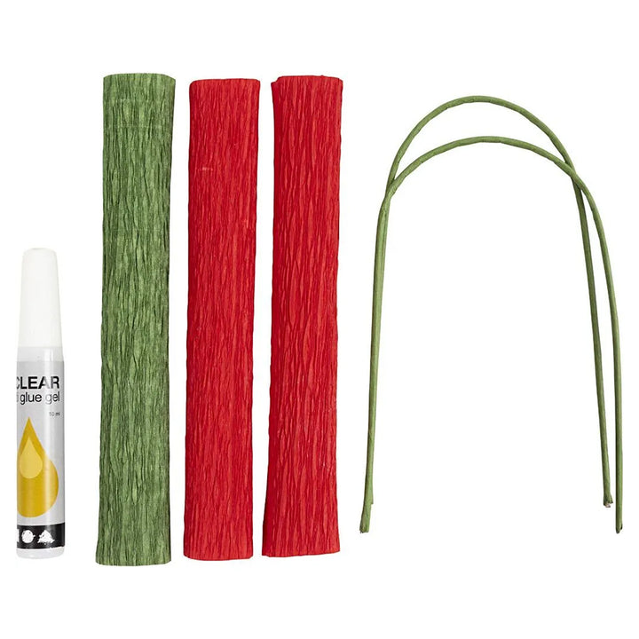 Crepe Roses Craft Kit | Paper Flower Making | Makes 2