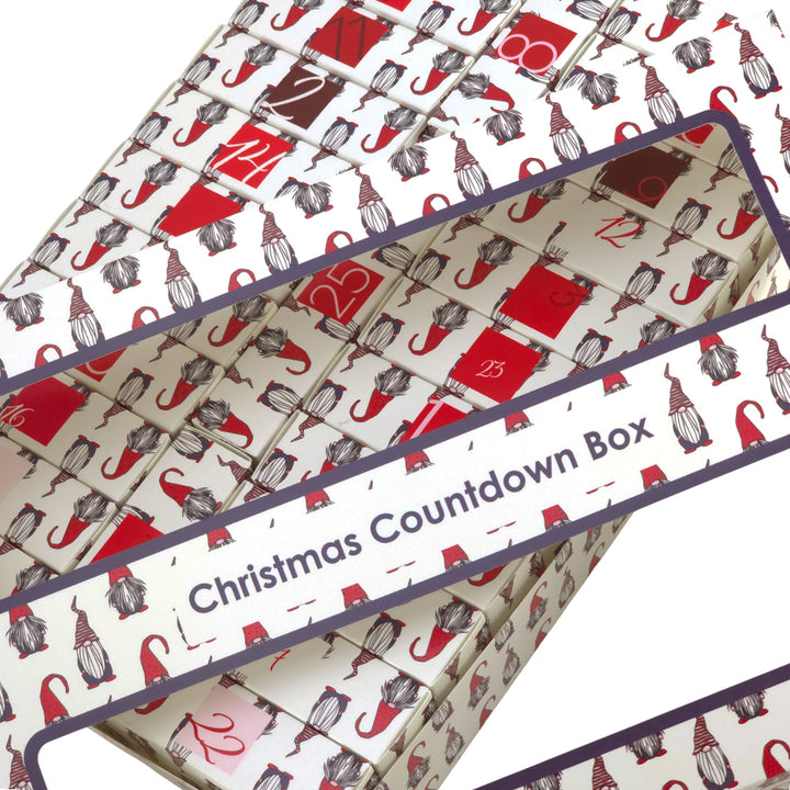 Advent Calendar Making Kit | 25 Soap Boxes & Outer Box | Nordic Gonk