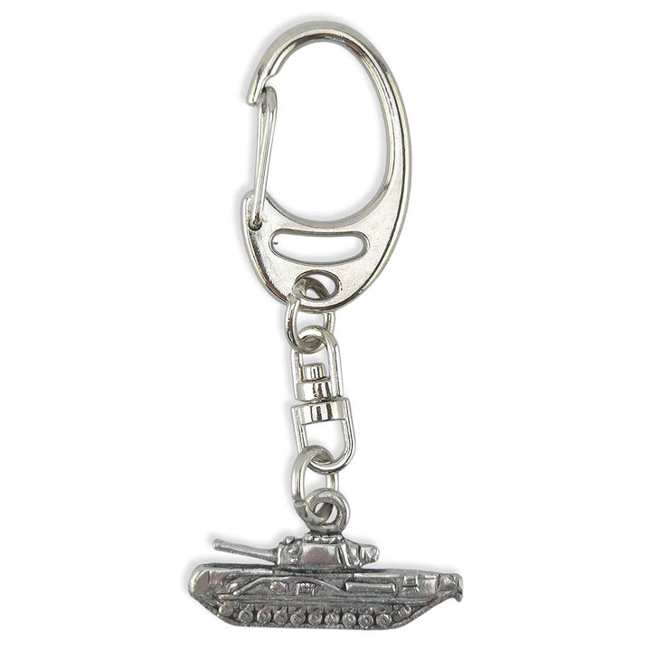 WW2 Churchill Tank | English Pewter 3D Keyring | Little Gift | Cracker Filler