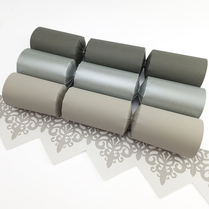 Shades of Grey | Bulk Craft Kits to Make 150 Crackers | Recyclable