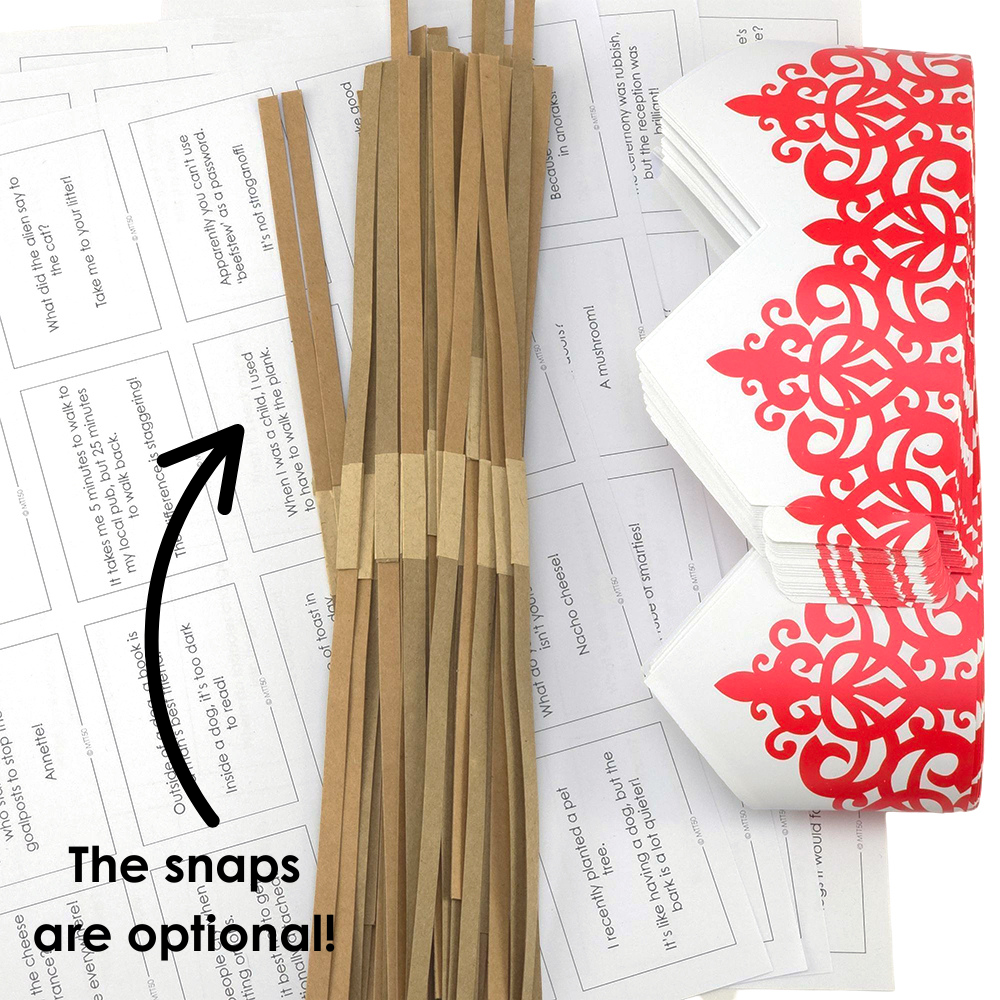 Nordic Gonk | SNAPLESS Christmas Cracker Making Craft Kit | Makes 6