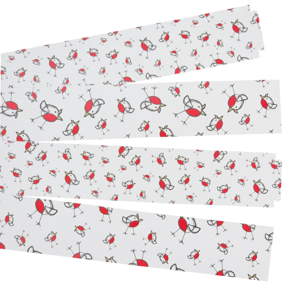 30 Reusable Christmas Paper Chains | Chirpy Robin | No Glue Needed | 2.5m