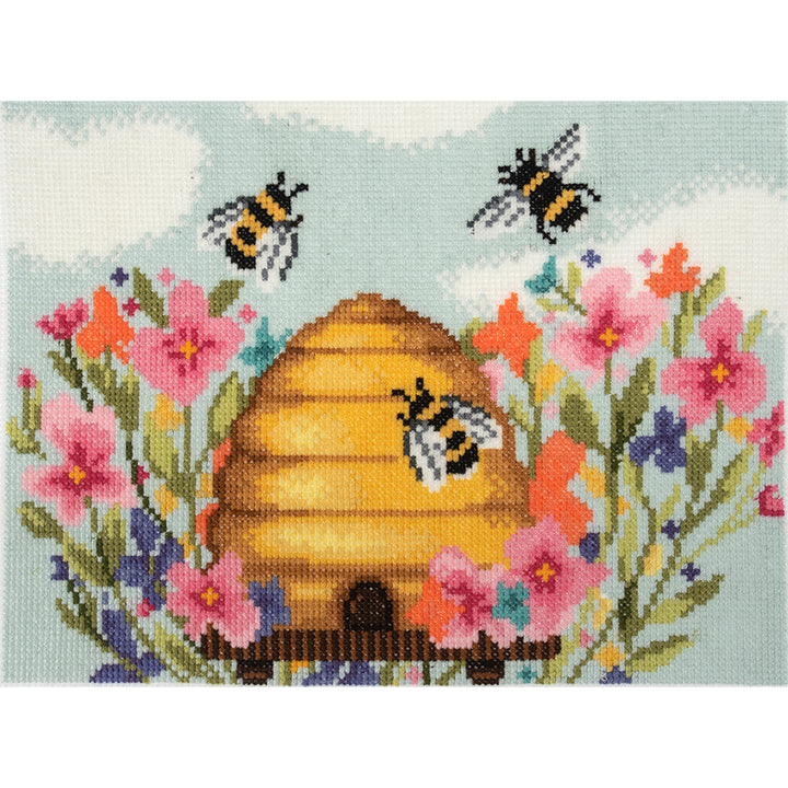 Modern Bee | Counted Cross Stitch | Boxed Kit