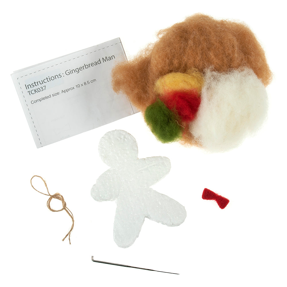 Gingerbread Man | Christmas Needle Felting Craft Kit